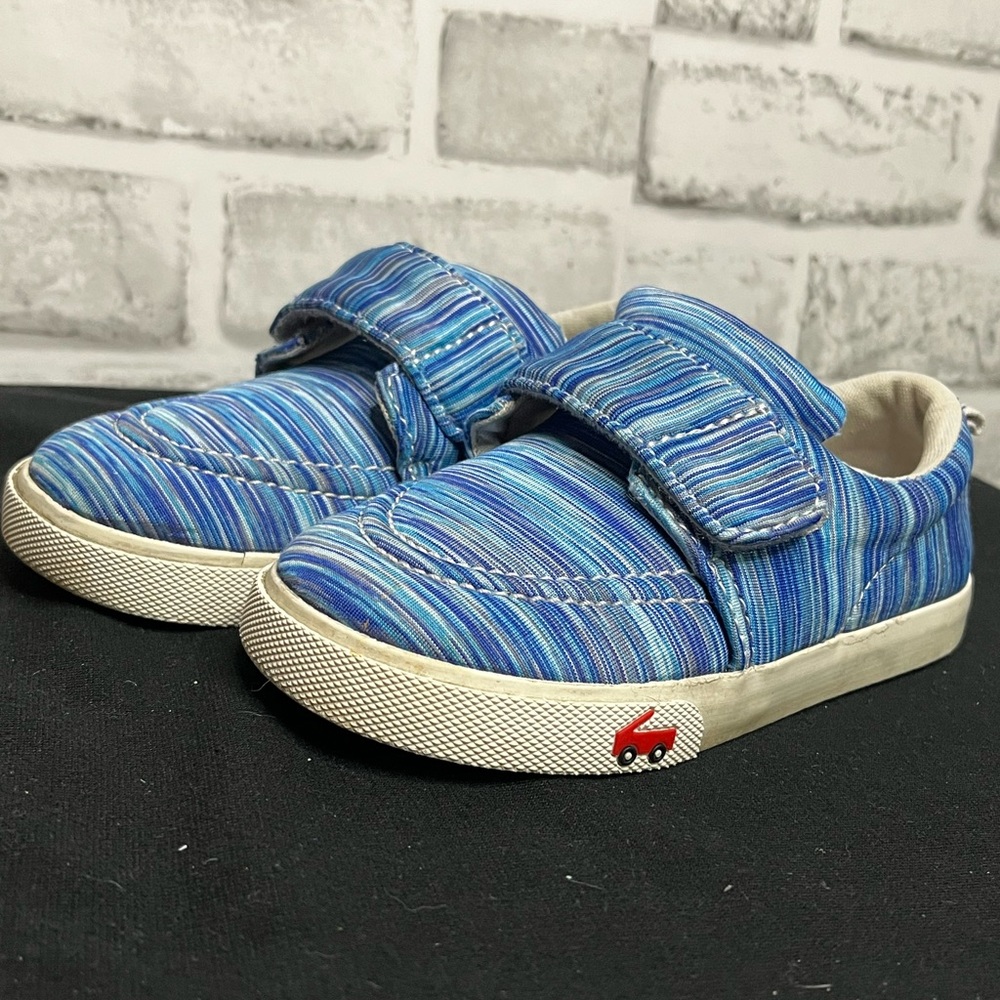 See Kai run size 9 kid blue Striped Shoes